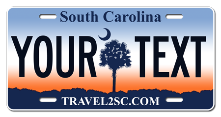 Personalized South Carolina License Plate vanity tag aluminum 6x12 ...