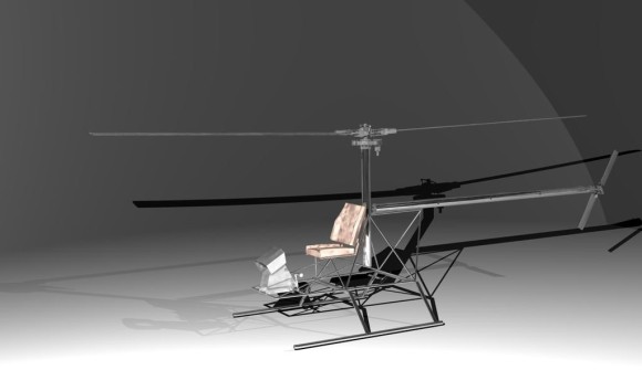 Furia Helicopter CAD Model
