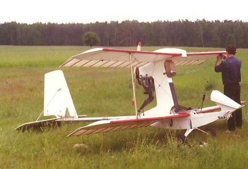whing-ding II ultralight airplane