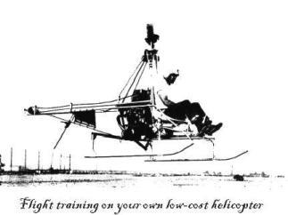 Flight Training on your own low cost helicopter