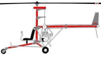 Picture of the MINI-1 ultralight homebuilt helicopter