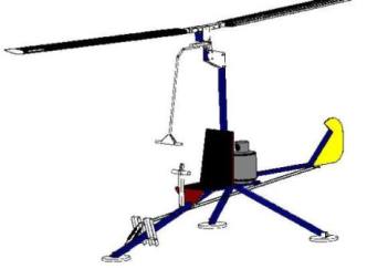 Homebuilt helicopter plans for the OMH Eagle